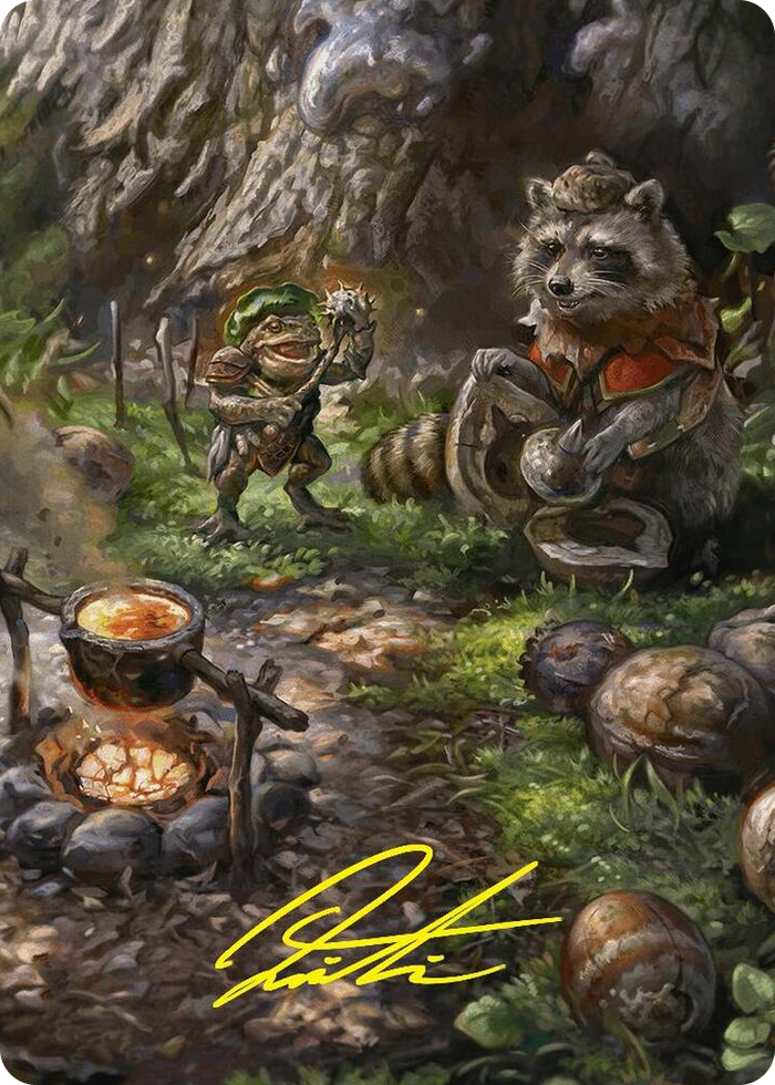 Sylvan Scavenging Art Card (46/54) (Gold-Stamped Signature) #46 S - Art Series: Foundations Pokemon card