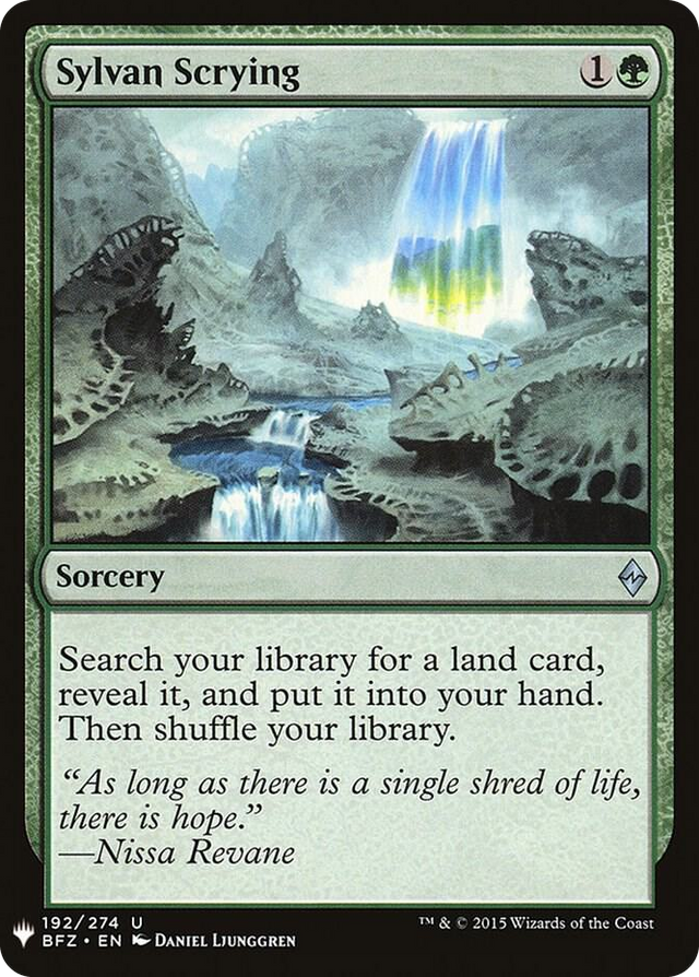 0192 Sylvan Scrying U The List Reprints