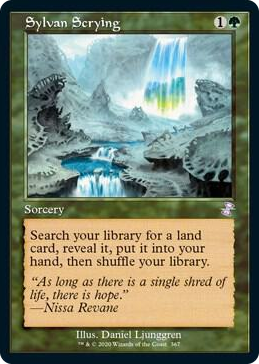 0367 Sylvan Scrying S Time Spiral: Remastered