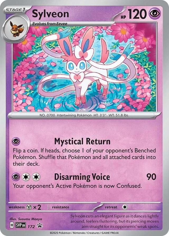 0172 Sylveon - 172 (Cosmos Holo) Promo Scarlet & Violet Promo Cards