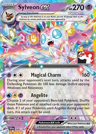 0086 Sylveon ex Double Rare Prize Pack Series Cards