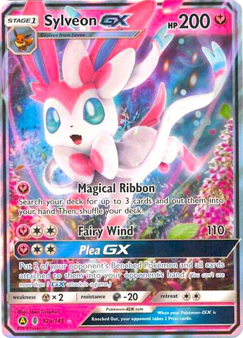 0092a Sylveon GX - 92a/145 Promo Alternate Art Promos