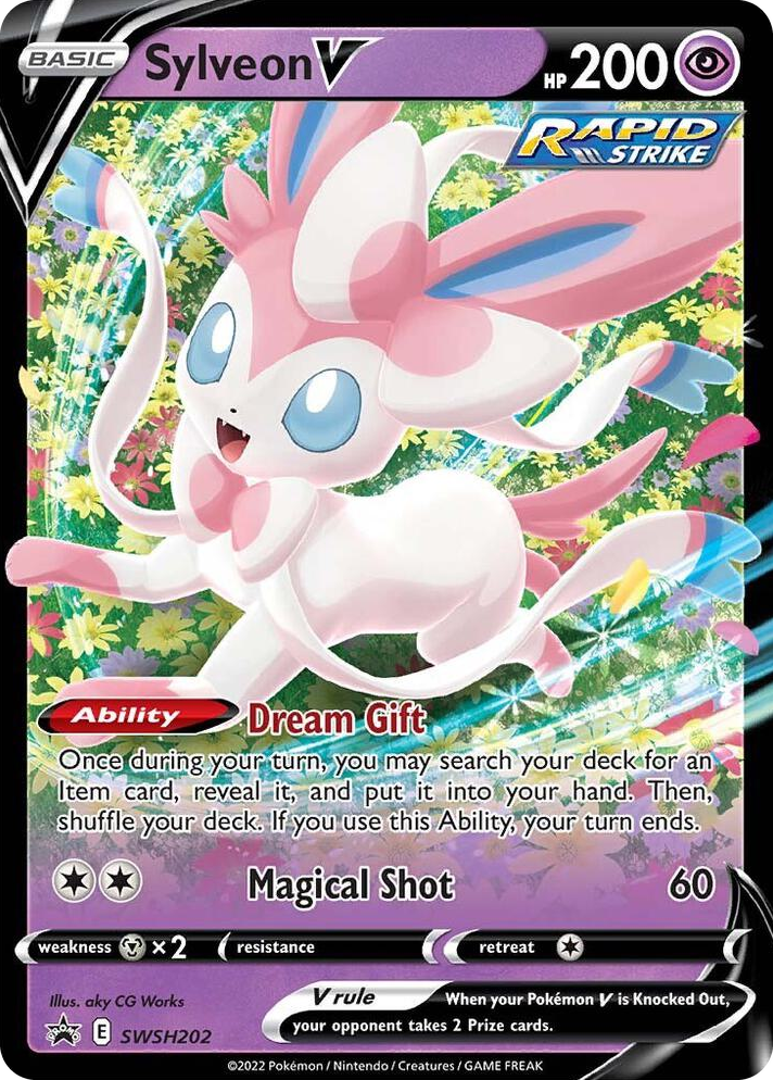 0202 Sylveon V - SWSH202 Promo Sword & Shield Promo Cards
