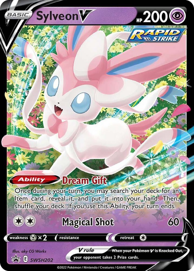 0202 Sylveon V - SWSH202 Promo Sword & Shield Promo Cards