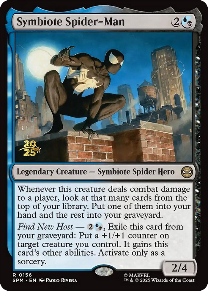 Symbiote Spider-Man #156 R - Prerelease Cards Pokemon card