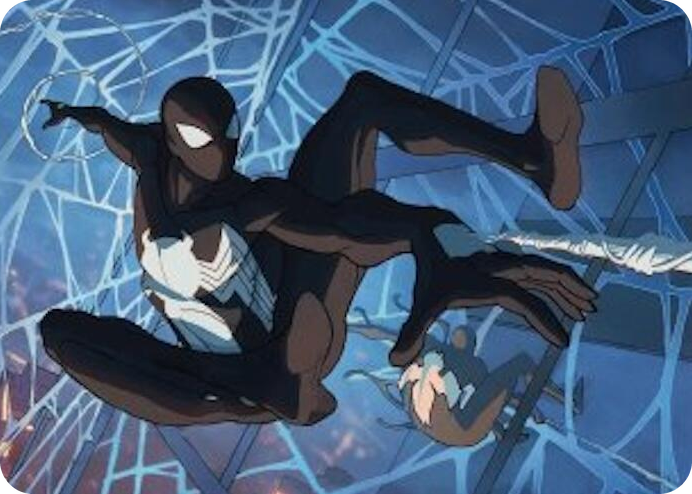 Symbiote Spider-Man Art Card #40 S - Art Series: Marvel's Spider-Man Pokemon card