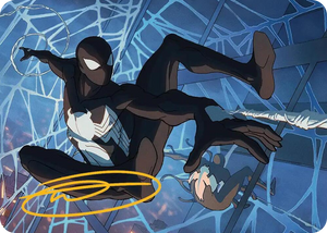 0040 Symbiote Spider-Man Art Card (Gold-Stamped Signature) S Art Series: Marvel's Spider-Man