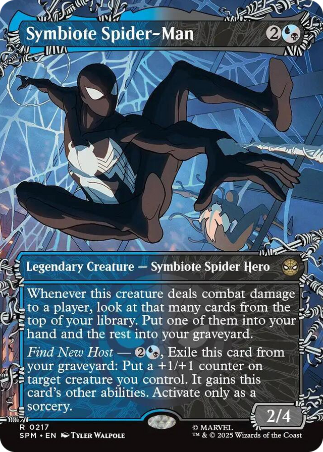 0217 Symbiote Spider-Man (Borderless) R Marvel's Spider-Man