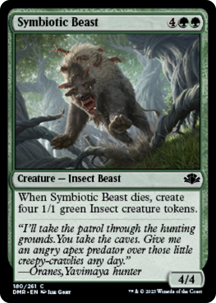 Symbiotic Beast #180 C - Dominaria Remastered Pokemon card