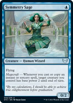 0056 Symmetry Sage U Strixhaven: School of Mages
