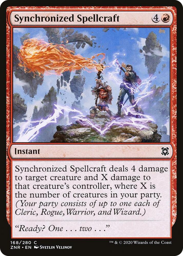 0168 Synchronized Spellcraft C Zendikar Rising