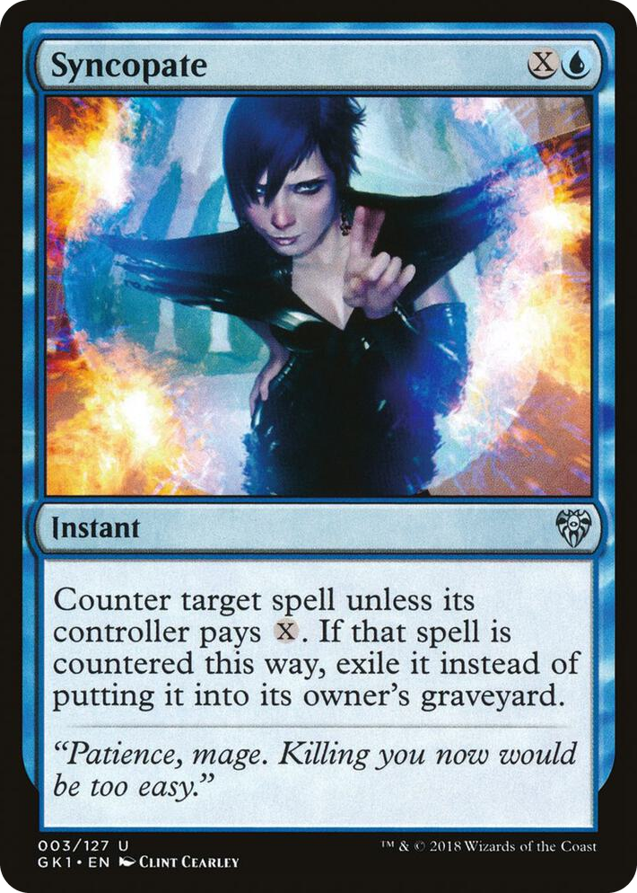 0003 Syncopate U Guilds of Ravnica: Guild Kits
