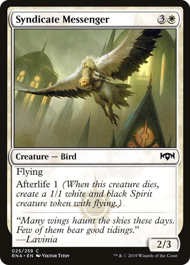 0025 Syndicate Messenger C Ravnica Allegiance