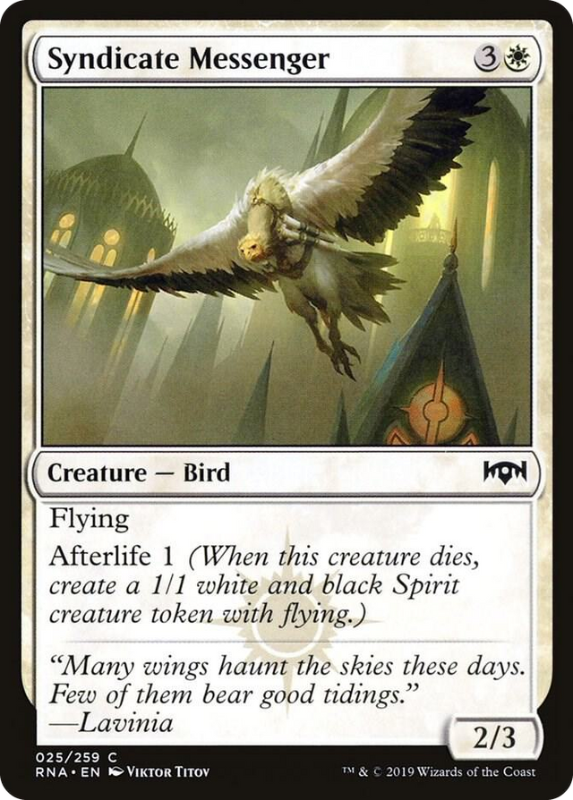 0025 Syndicate Messenger C Ravnica Allegiance