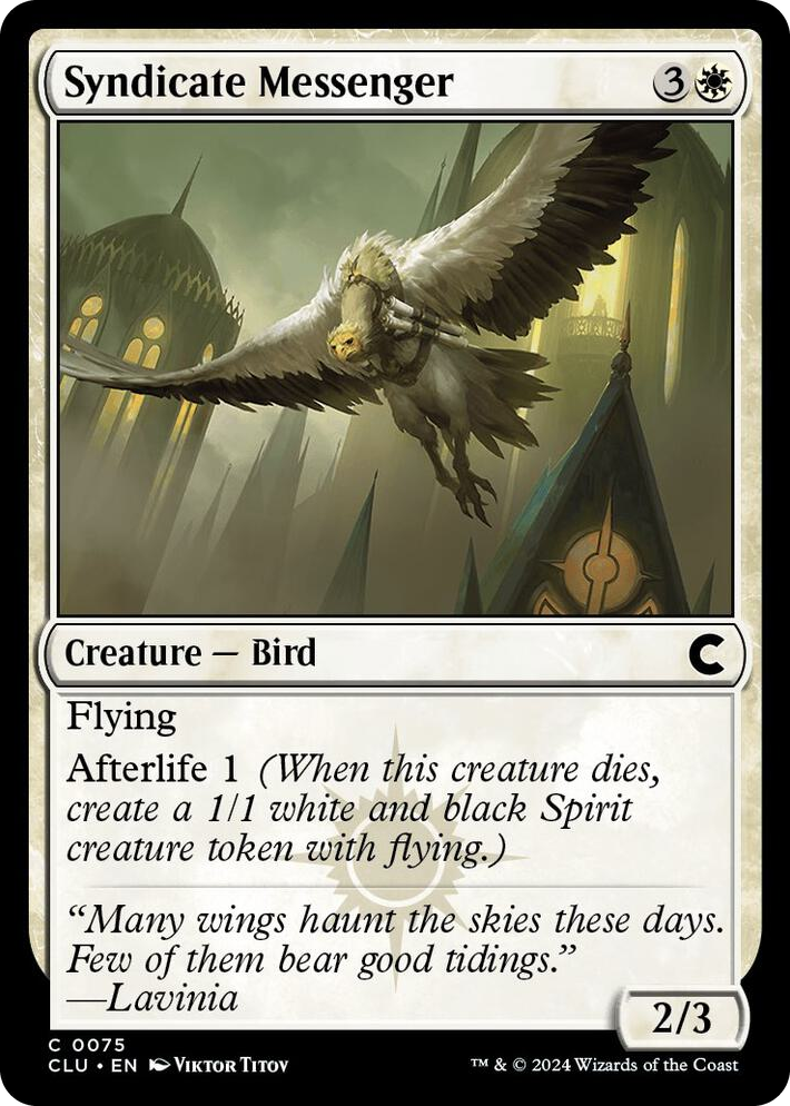 0075 Syndicate Messenger C Ravnica: Clue Edition