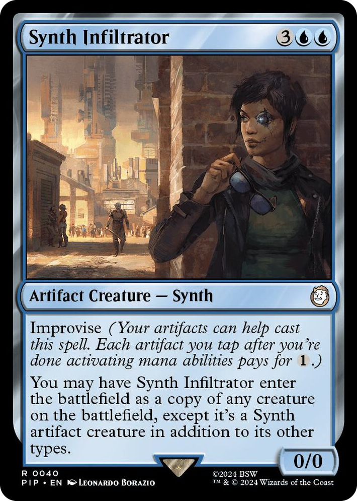 0040 Synth Infiltrator R Universes Beyond: Fallout