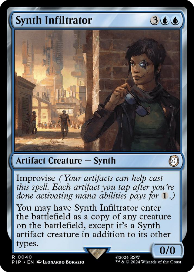 0040 Synth Infiltrator R Universes Beyond: Fallout