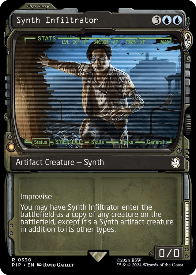 0330 Synth Infiltrator (Showcase) R Universes Beyond: Fallout