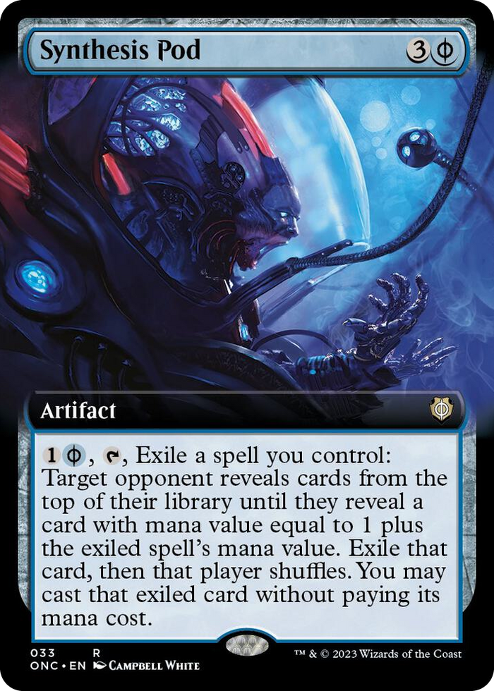 Synthesis Pod (Extended Art) #33 R - Commander: Phyrexia: All Will Be One Pokemon card