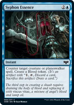 Syphon Essence #84 C - Innistrad: Crimson Vow Pokemon card