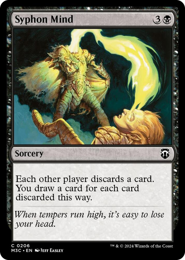 0206 Syphon Mind C Commander: Modern Horizons 3