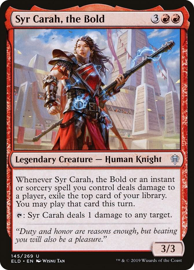 0145 Syr Carah, the Bold U Throne of Eldraine