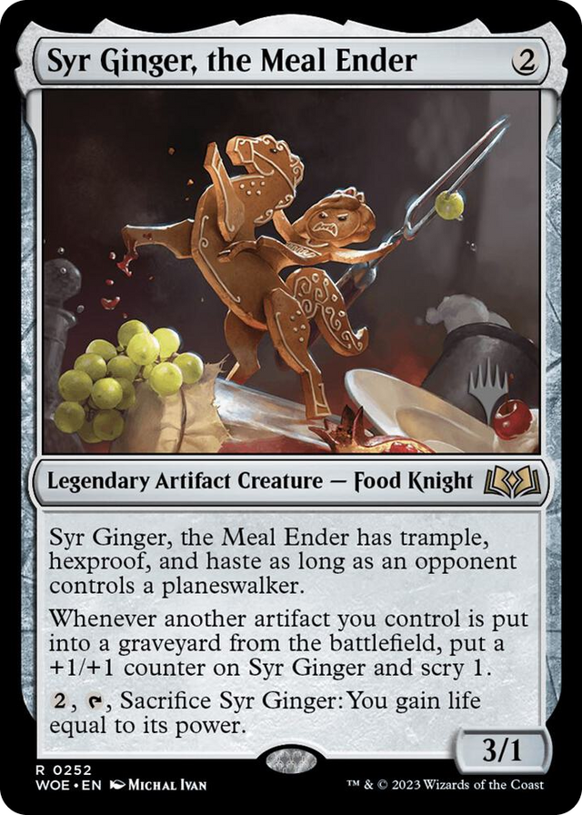 0252 Syr Ginger, the Meal Ender R Promo Pack: Wilds of Eldraine