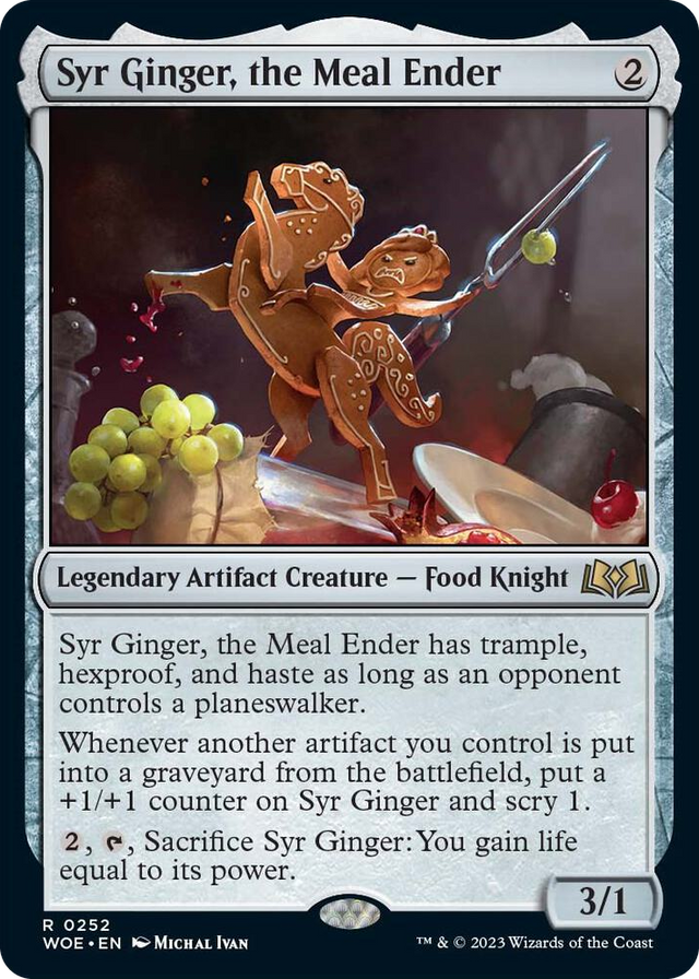 0252 Syr Ginger, the Meal Ender R Wilds of Eldraine