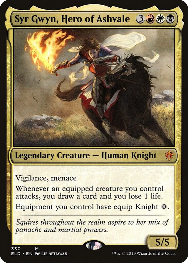 0330 Syr Gwyn, Hero of Ashvale M Throne of Eldraine