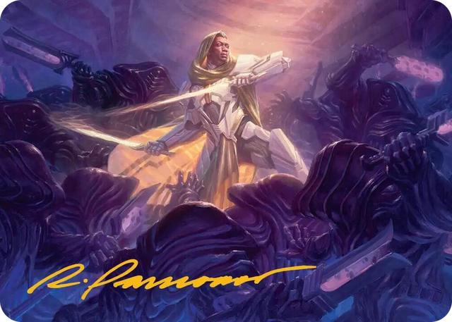 0025 Syr Vondam, Sunstar Exemplar Art Card (Gold-Stamped Signature) S Art Series: Edge of Eternities