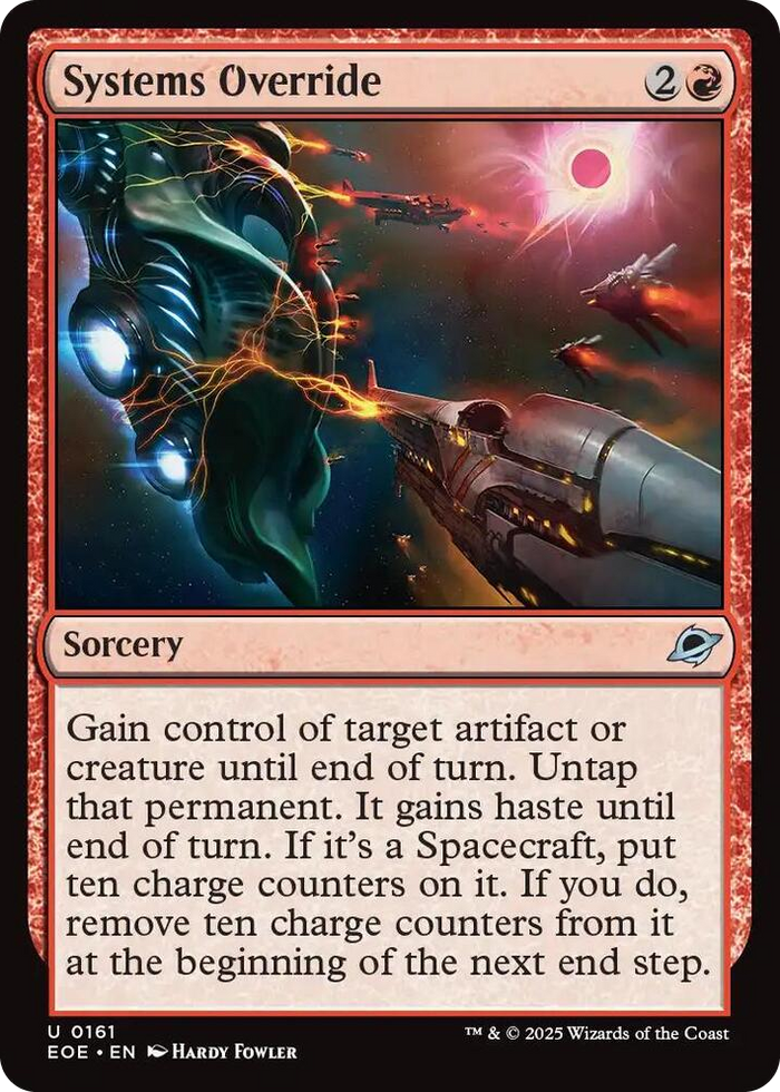 Systems Override #161 U - Edge of Eternities Pokemon card