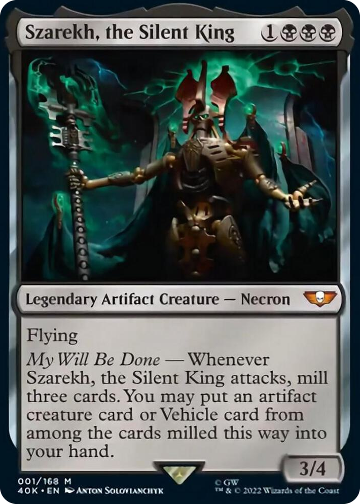 0001 Szarekh, the Silent King (Surge Foil) M Universes Beyond: Warhammer 40,000