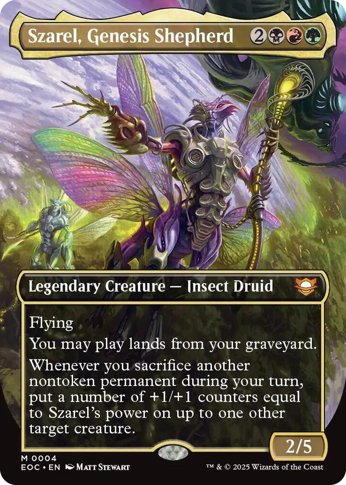 0004 Szarel, Genesis Shepherd (Borderless) M Commander: Edge of Eternities