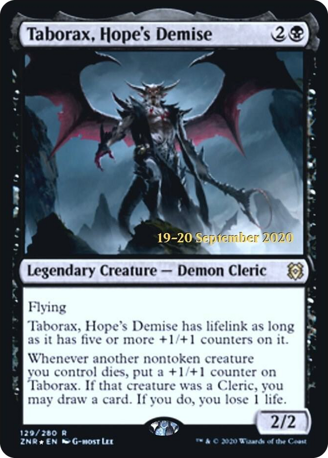 0129 Taborax, Hope's Demise R Prerelease Cards