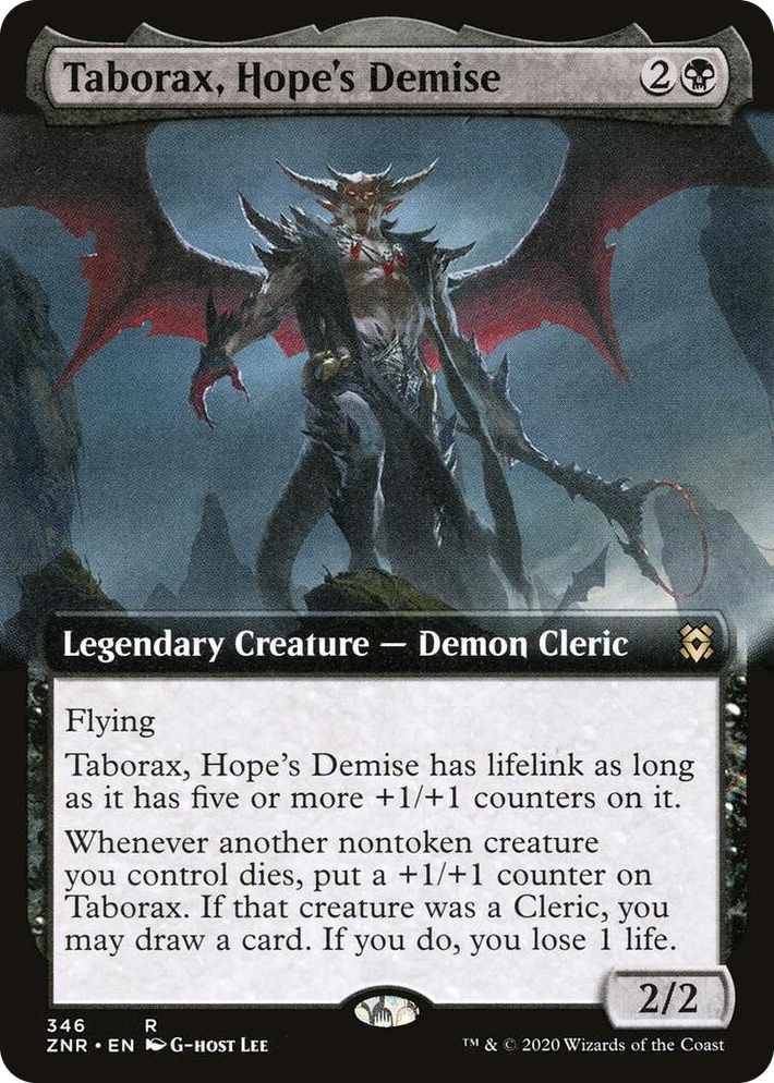 0346 Taborax, Hope's Demise (Extended Art) R Zendikar Rising