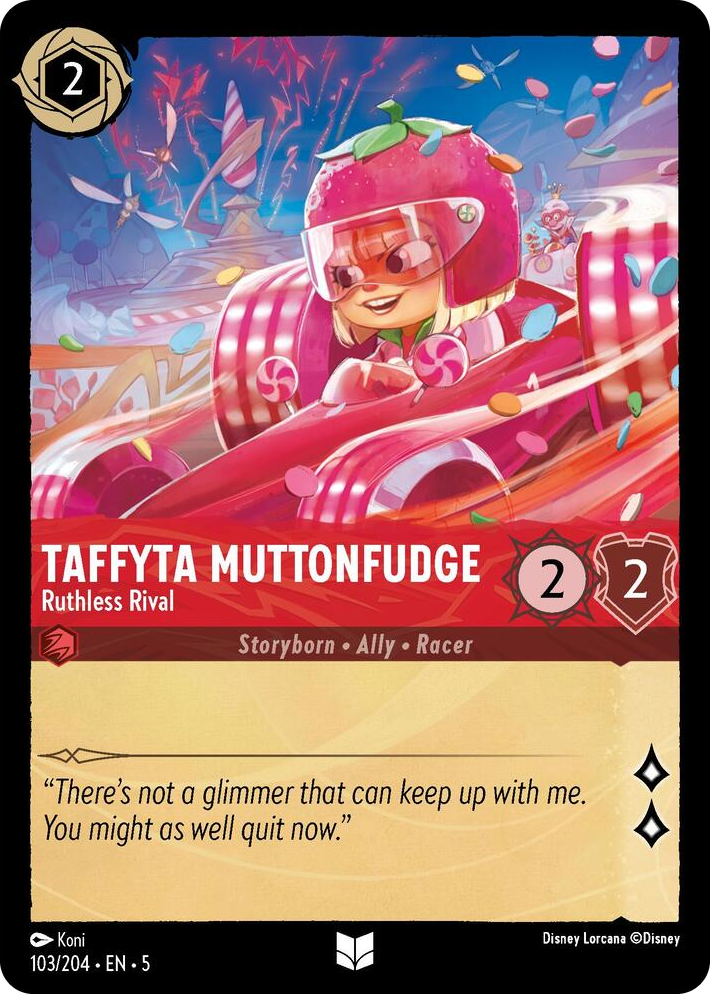 0103 Taffyta Muttonfudge - Ruthless Rival Uncommon Shimmering Skies