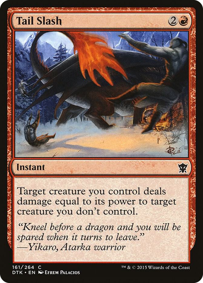 0161 Tail Slash C Dragons of Tarkir