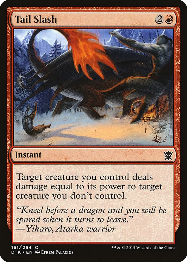0161 Tail Slash C Dragons of Tarkir