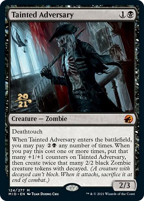 Tainted Adversary #124 M - Prerelease Cards Pokemon card
