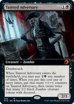 0350 Tainted Adversary (Extended Art) M Innistrad: Midnight Hunt