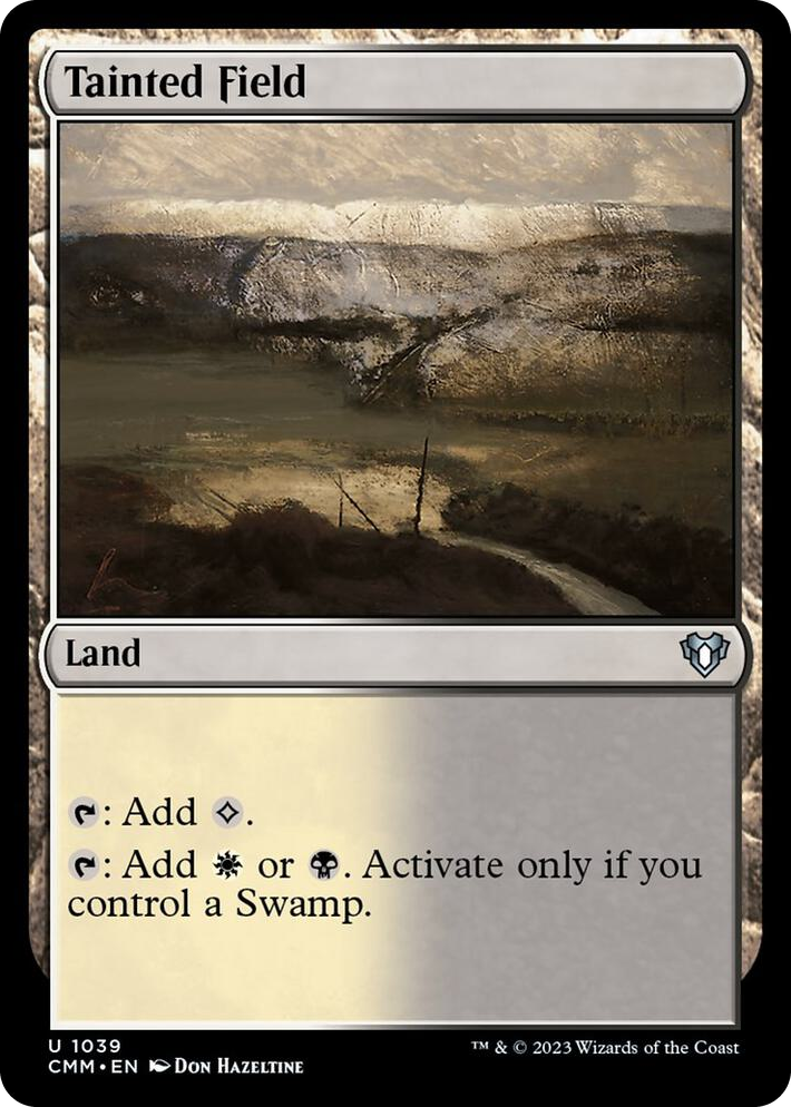 1039 Tainted Field U Commander Masters