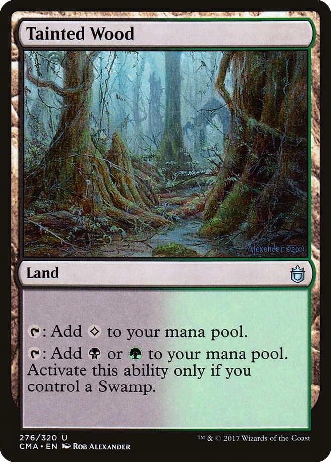 Tainted Wood #276 U - Commander Anthology Pokemon card
