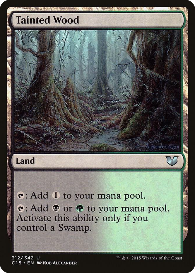 0312 Tainted Wood U Commander 2015