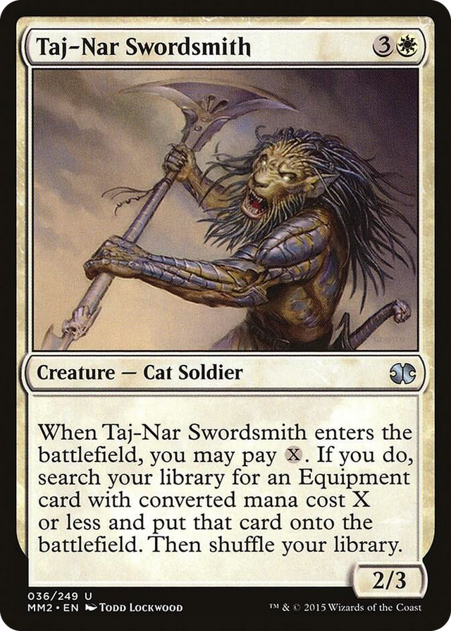 0036 Taj-Nar Swordsmith U Modern Masters 2015