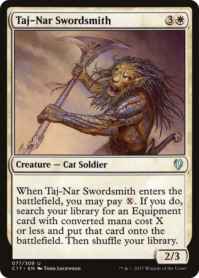 0077 Taj-Nar Swordsmith U Commander 2017