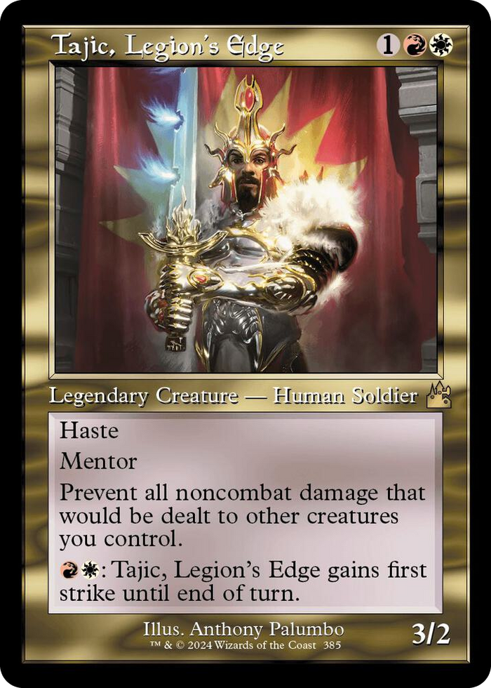 Tajic, Legion's Edge (Retro Frame) #385 R - Ravnica Remastered Pokemon card