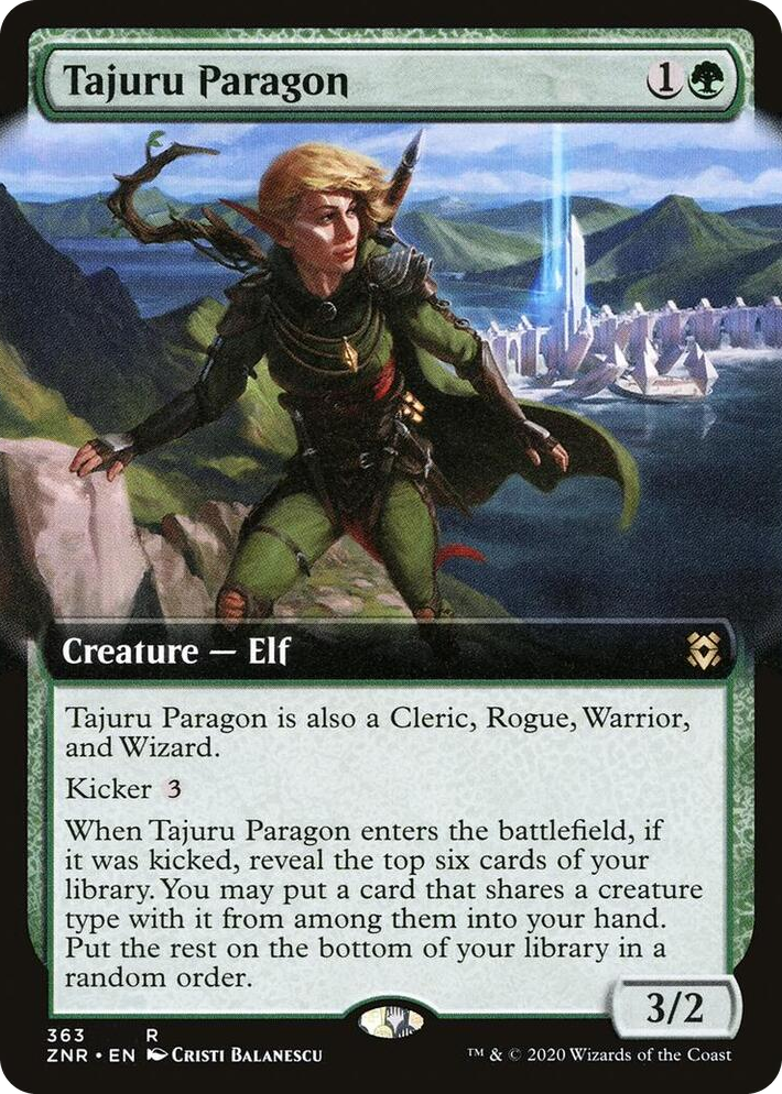 0363 Tajuru Paragon (Extended Art) R Zendikar Rising