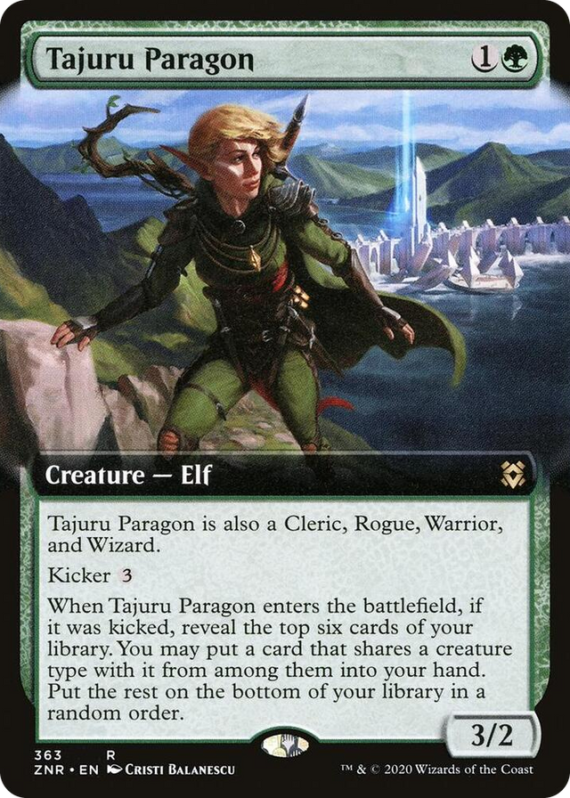 0363 Tajuru Paragon (Extended Art) R Zendikar Rising