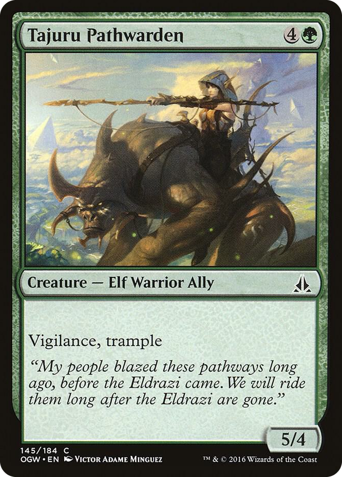 Tajuru Pathwarden #145 C - Oath of the Gatewatch Pokemon card