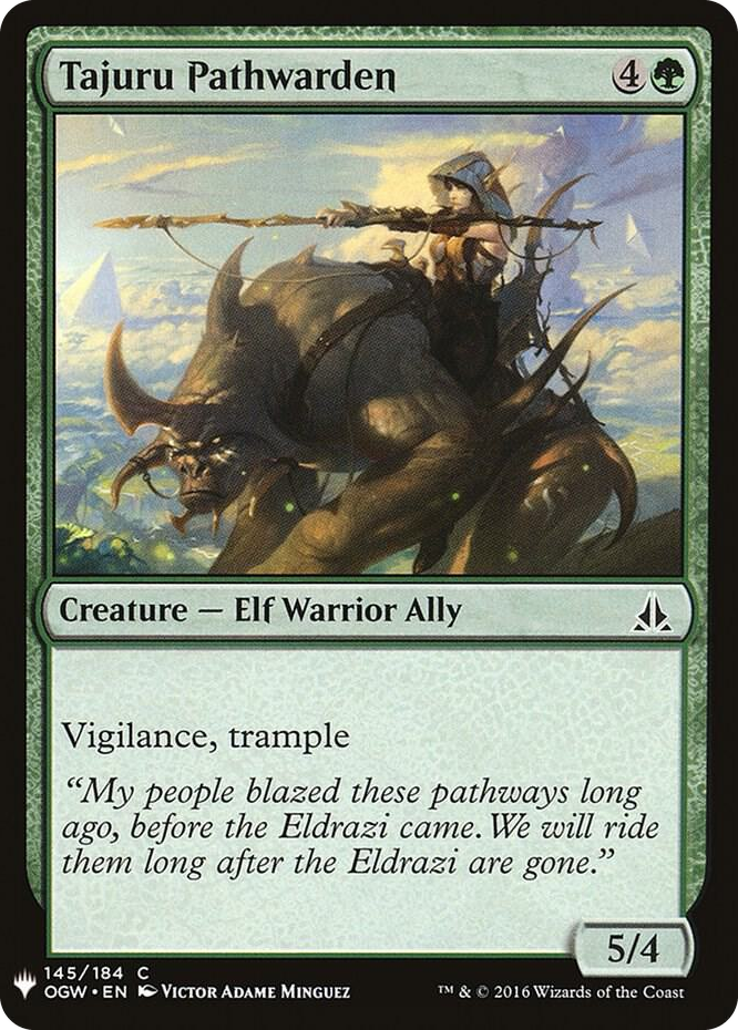 0145 Tajuru Pathwarden C The List Reprints